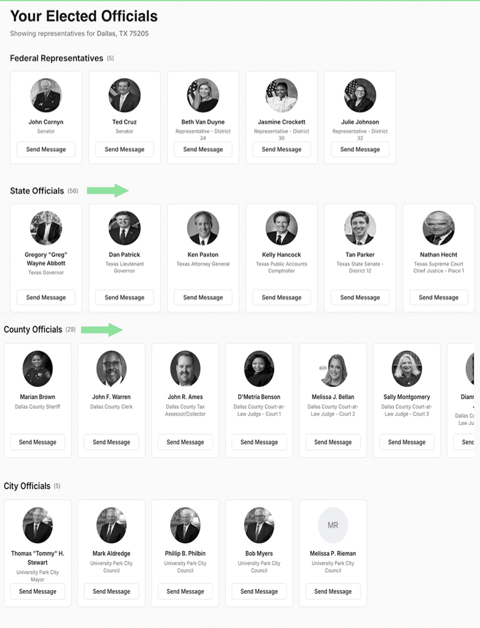 All Your Elected Officials